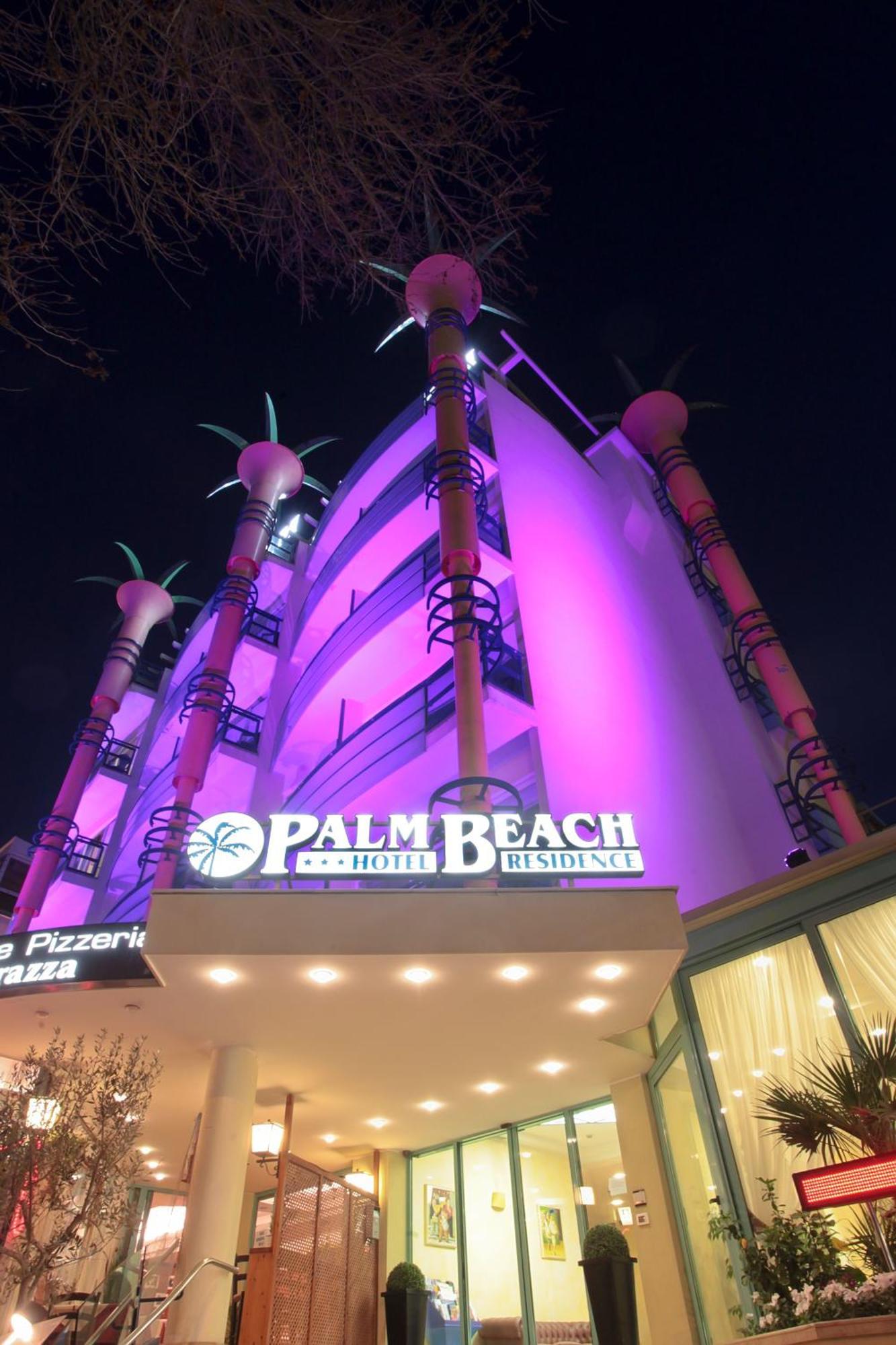Hotel Palm Beach B&B Sea View Rímini Exterior foto