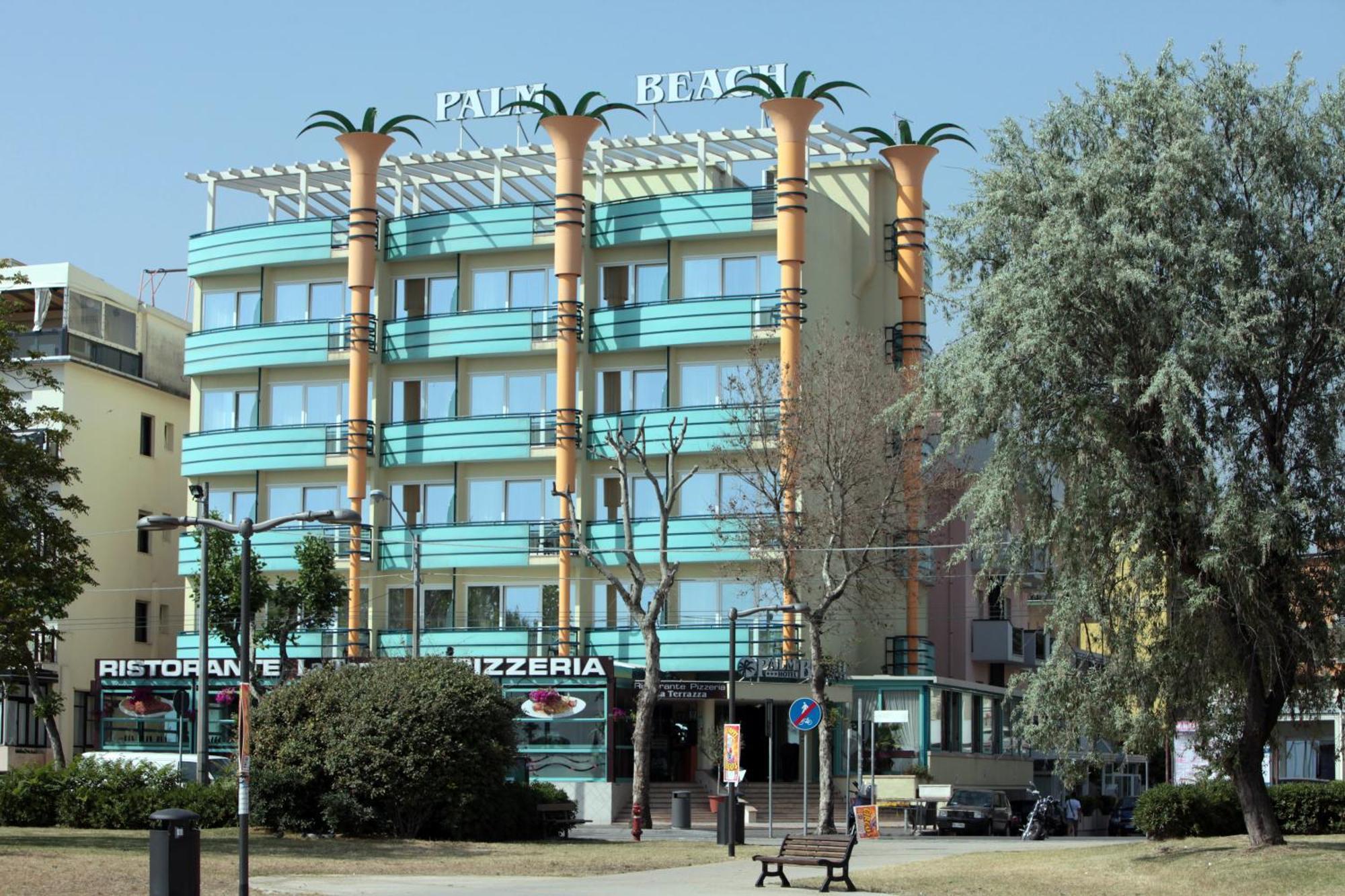 Hotel Palm Beach B&B Sea View Rímini Exterior foto
